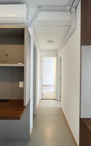 Apartamento para alugar com 60m², 1 quarto e 1 vaga Apartamento para alugar com 60m², 1 quarto e 1 vagaCorredor