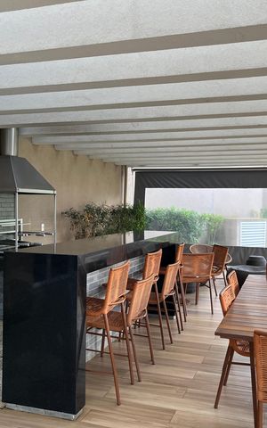 Apartamento para alugar com 60m², 1 quarto e 1 vaga Apartamento para alugar com 60m², 1 quarto e 1 vagaÁrea comum - Churrasqueira