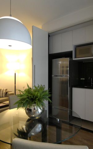 Apartamento para alugar com 43m², 1 quarto e 1 vagaSala/Cozinha