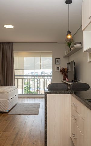 Studio para alugar com 30m², 1 quarto e sem vaga Studio para alugar com 30m², 1 quarto e sem vagaCozinha