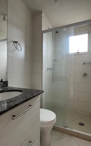 Apartamento para alugar com 44m², 2 quartos e 1 vaga Apartamento para alugar com 44m², 2 quartos e 1 vagaBanheiro