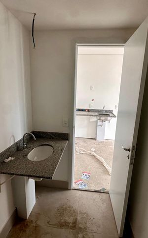 Studio à venda com 40m², 2 quartos e sem vaga Studio à venda com 40m², 2 quartos e sem vagaBanheiro