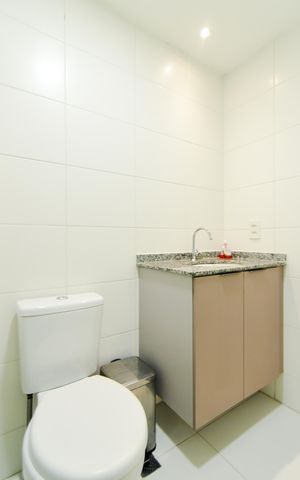 Apartamento à venda com 58m², 2 quartos e 1 vagaBanheiro da Suíte 