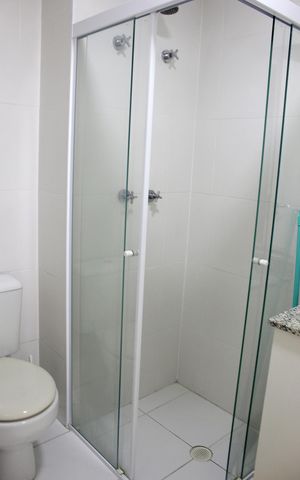 Apartamento para alugar com 56m², 2 quartos e 1 vagaBanheiro social 