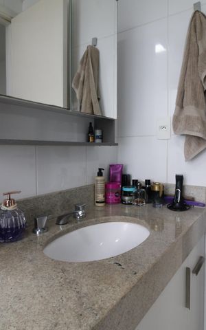 Apartamento para alugar com 98m², 3 quartos e 1 vagaBanheiro da Suíte 2