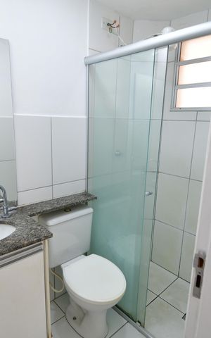 Apartamento para alugar com 64m², 3 quartos e 2 vagasBanheiro Social