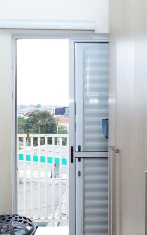 Casa de condomínio à venda com 72m², 2 quartos e 2 vagasSuíte 1 - Varanda