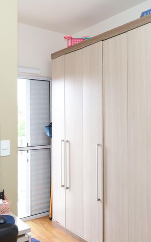 Casa de condomínio à venda com 72m², 2 quartos e 2 vagasSuíte 1