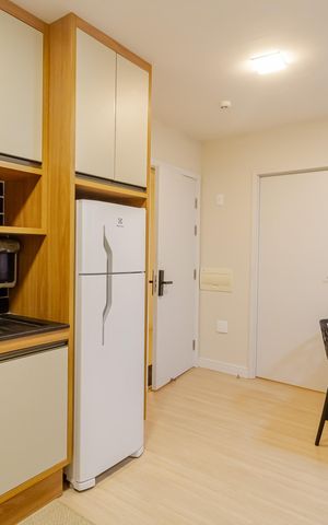 Apartamento à venda com 37m², 1 quarto e sem vagaCozinha - sala