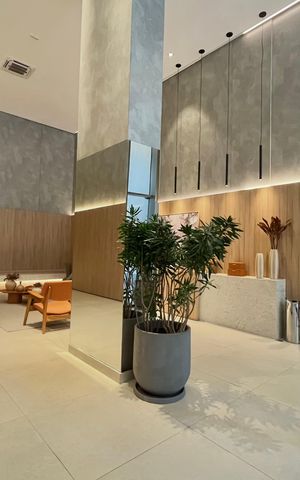 Apartamento para alugar com 67m², 2 quartos e sem vagaHall social