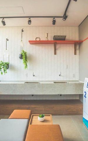 Apartamento para alugar com 36m², 1 quarto e 1 vaga Apartamento para alugar com 36m², 1 quarto e 1 vagaÁrea comum - Lavanderia