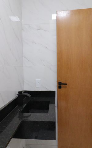 Casa à venda com 130m², 3 quartos e 2 vagasBanheiro da Suíte 3