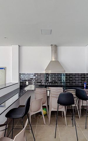 Apartamento para alugar com 46m², 2 quartos e sem vagaÁrea comum - Salão de festas
