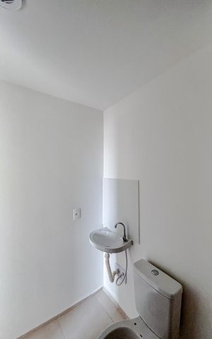Apartamento para alugar com 46m², 2 quartos e sem vagaBanheiro