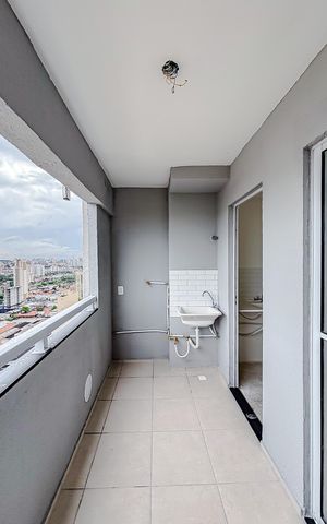 Apartamento para alugar com 46m², 2 quartos e sem vagaVaranda