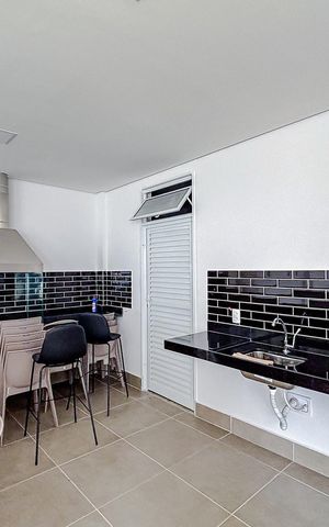 Apartamento para alugar com 46m², 2 quartos e sem vagaÁrea comum - Salão de festas