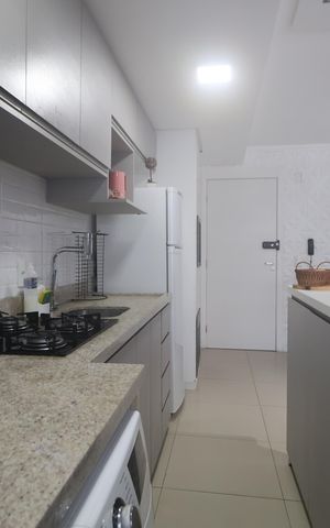 Apartamento para alugar com 53m², 2 quartos e 1 vagaCozinha e Área de Serviço