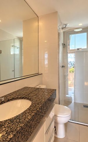 Apartamento à venda com 90m², 3 quartos e 2 vagas Apartamento à venda com 90m², 3 quartos e 2 vagasBanheiro