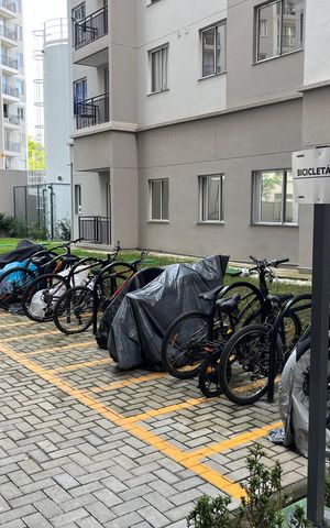 Apartamento para alugar com 34m², 2 quartos e sem vaga Apartamento para alugar com 34m², 2 quartos e sem vagaBicicletário