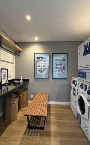 Apartamento para alugar com 34m², 2 quartos e sem vaga Apartamento para alugar com 34m², 2 quartos e sem vagaLavanderia