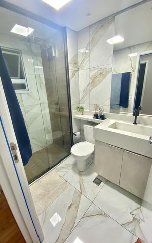 Apartamento à venda com 58m², 2 quartos e 1 vagaBanheiro