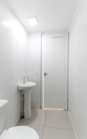 Apartamento à venda com 50m², 2 quartos e sem vaga Apartamento à venda com 50m², 2 quartos e sem vagaBanheiro