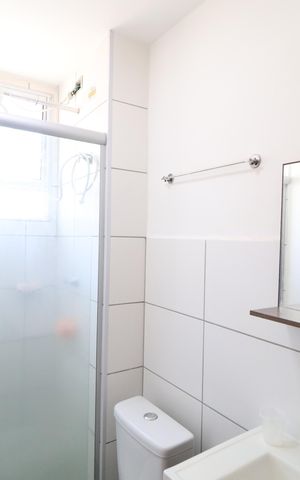 Apartamento para alugar com 50m², 2 quartos e 1 vagaBanheiro Social