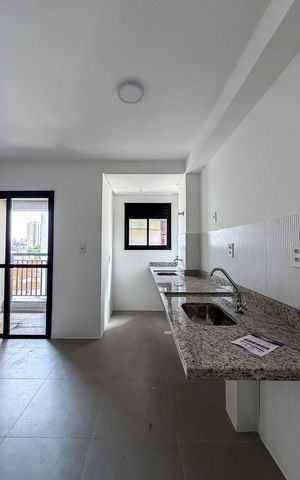 Apartamento à venda com 44m², 2 quartos e 1 vagaCozinha e Área de Serviço