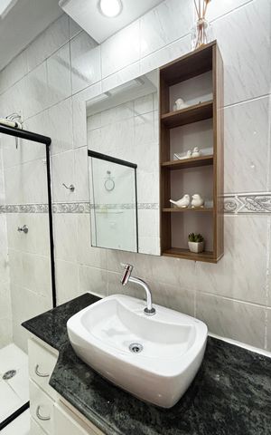 Casa para alugar com 105m², 2 quartos e 1 vaga Casa para alugar com 105m², 2 quartos e 1 vagaBanheiro