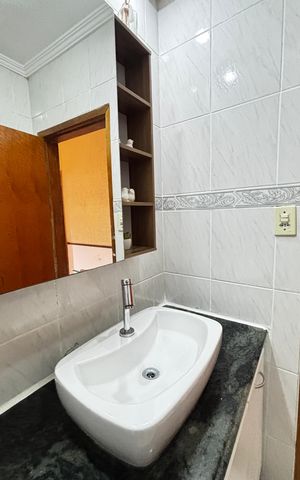 Casa para alugar com 105m², 2 quartos e 1 vaga Casa para alugar com 105m², 2 quartos e 1 vagaBanheiro
