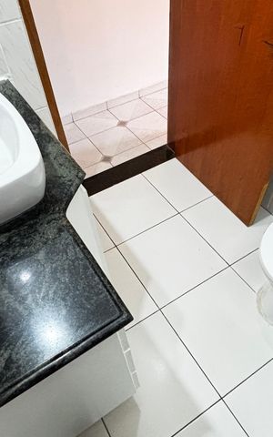 Casa para alugar com 105m², 2 quartos e 1 vaga Casa para alugar com 105m², 2 quartos e 1 vagaBanheiro