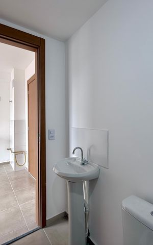 Apartamento para alugar com 25m², 1 quarto e sem vaga Apartamento para alugar com 25m², 1 quarto e sem vagaBanheiro