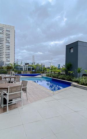 Apartamento para alugar com 100m², 2 quartos e 1 vagaÁrea comum - Piscina