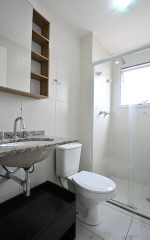 Apartamento para alugar com 57m², 2 quartos e 1 vagaBanheiro