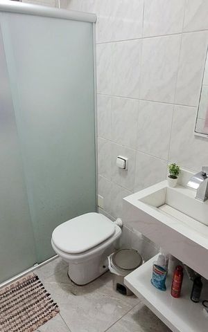 Apartamento à venda com 56m², 2 quartos e 2 vagas Apartamento à venda com 56m², 2 quartos e 2 vagasBanheiro