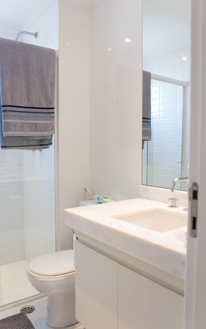 Apartamento para alugar com 170m², 4 quartos e 3 vagasBanheiro da Suíte 2