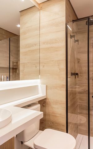 Studio à venda com 30m², 1 quarto e sem vaga Studio à venda com 30m², 1 quarto e sem vagaBanheiro