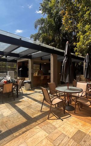 Apartamento para alugar com 61m², 1 quarto e 2 vagas Apartamento para alugar com 61m², 1 quarto e 2 vagasÁrea comum - Churrasqueira