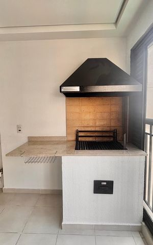 Apartamento para alugar com 61m², 1 quarto e 2 vagas Apartamento para alugar com 61m², 1 quarto e 2 vagasChurrasqueira