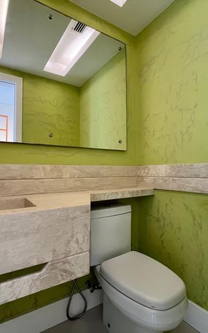 Apartamento para alugar com 105m², 1 quarto e 2 vagas Apartamento para alugar com 105m², 1 quarto e 2 vagasBanheiro social