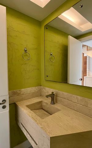 Apartamento para alugar com 105m², 1 quarto e 2 vagas Apartamento para alugar com 105m², 1 quarto e 2 vagasBanheiro social