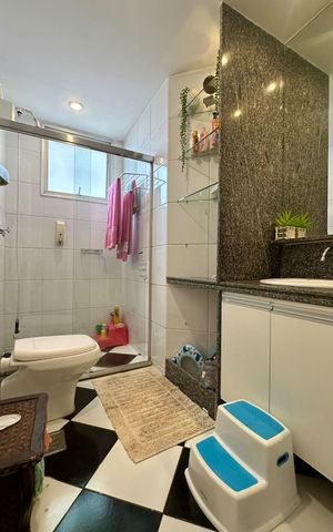 Apartamento à venda com 132m², 3 quartos e 2 vagas Apartamento à venda com 132m², 3 quartos e 2 vagasBanheiro Social