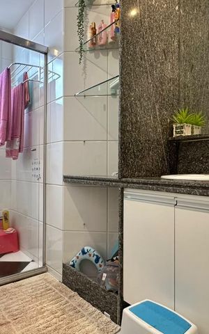 Apartamento à venda com 132m², 3 quartos e 2 vagas Apartamento à venda com 132m², 3 quartos e 2 vagasBanheiro Social