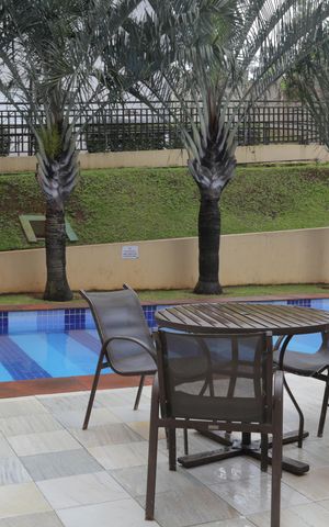 Apartamento para alugar com 45m², 1 quarto e 1 vaga Apartamento para alugar com 45m², 1 quarto e 1 vagaÁrea comum - Piscina