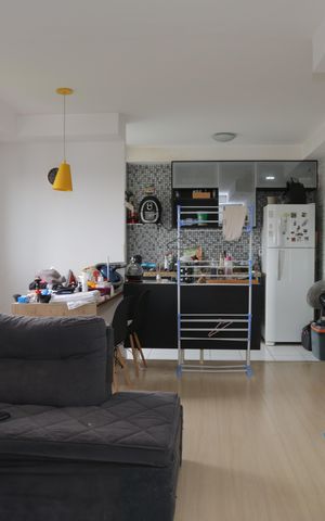 Apartamento para alugar com 45m², 1 quarto e 1 vaga Apartamento para alugar com 45m², 1 quarto e 1 vagaSala