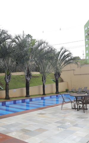 Apartamento para alugar com 45m², 1 quarto e 1 vaga Apartamento para alugar com 45m², 1 quarto e 1 vagaÁrea comum - Piscina