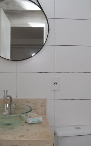 Apartamento para alugar com 45m², 1 quarto e 1 vaga Apartamento para alugar com 45m², 1 quarto e 1 vagaBanheiro
