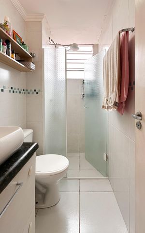 Apartamento para alugar com 60m², 2 quartos e 1 vaga Apartamento para alugar com 60m², 2 quartos e 1 vagaBanheiro Social