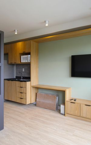 Studio à venda com 24m², 1 quarto e 1 vagaSala/Quarto