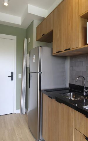Studio à venda com 24m², 1 quarto e 1 vagaCozinha